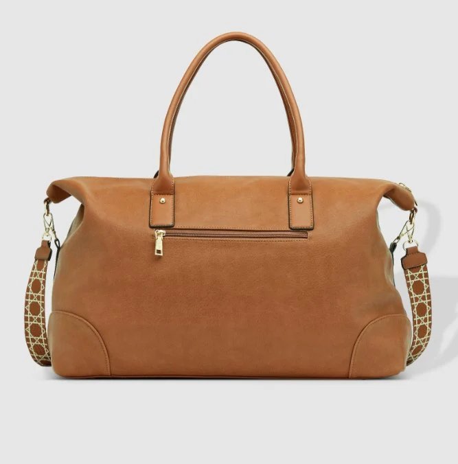 LOUENHIDE - Alexis Weekender Bag - Tan Ezra Strap