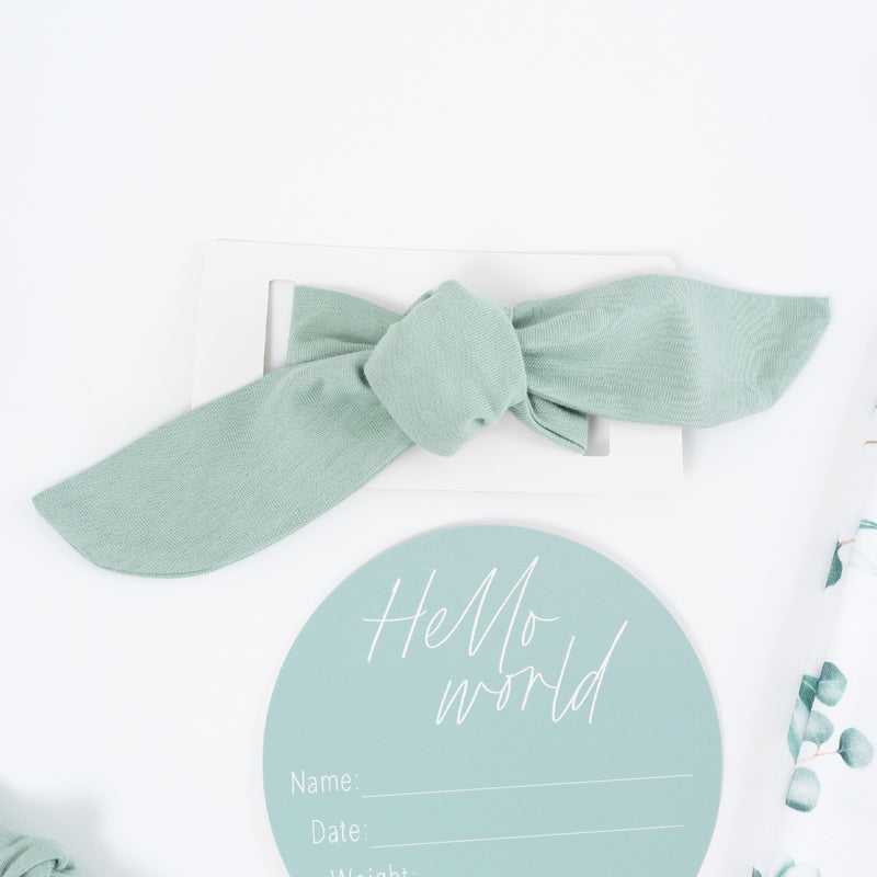 SPLOSH - Baby Announcement Set - Eucalyptus