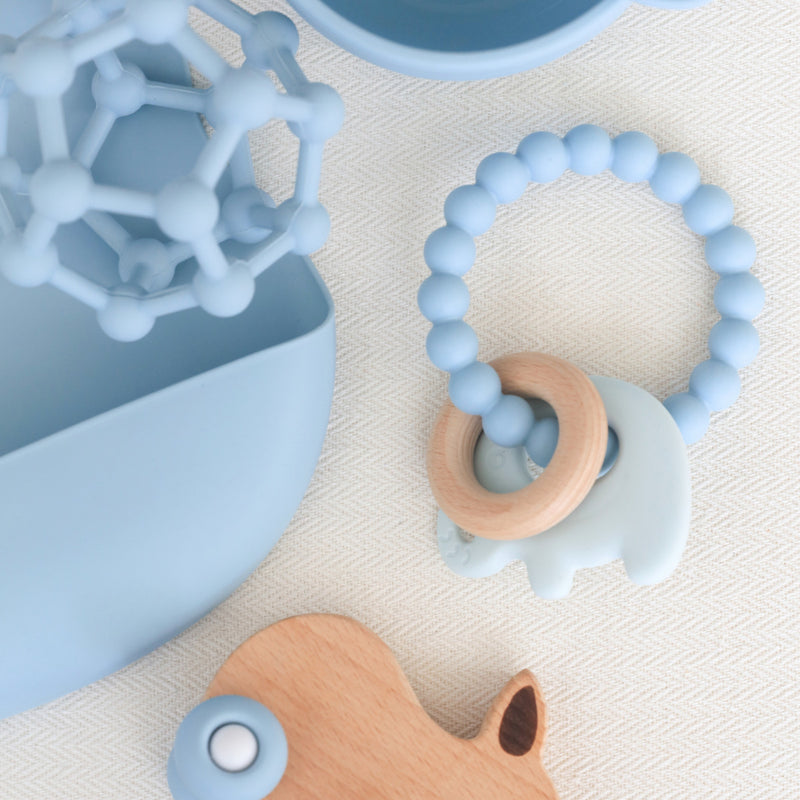 SPLOSH - Baby Elephant Silicone Teether - Blue