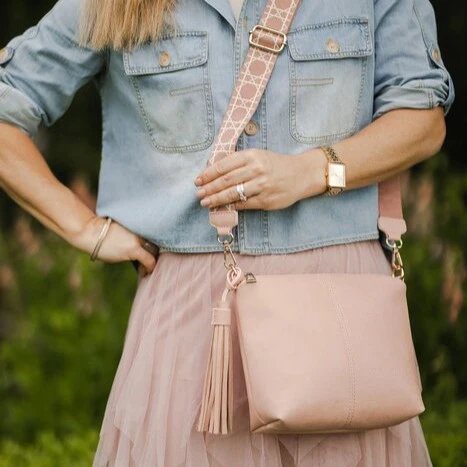 LOUENHIDE - Kasey Crossbody - Blush Ezra