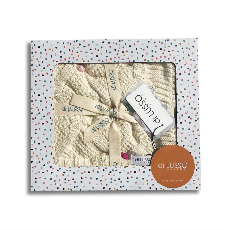 Di lusso living - LUCY BABY BLANKET PINK