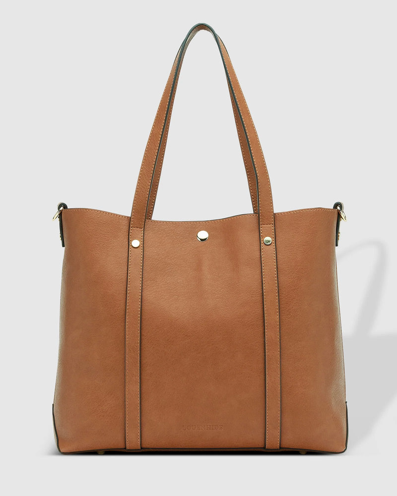LOUENHIDE - Nevada Tote Bag - Tan Ezra
