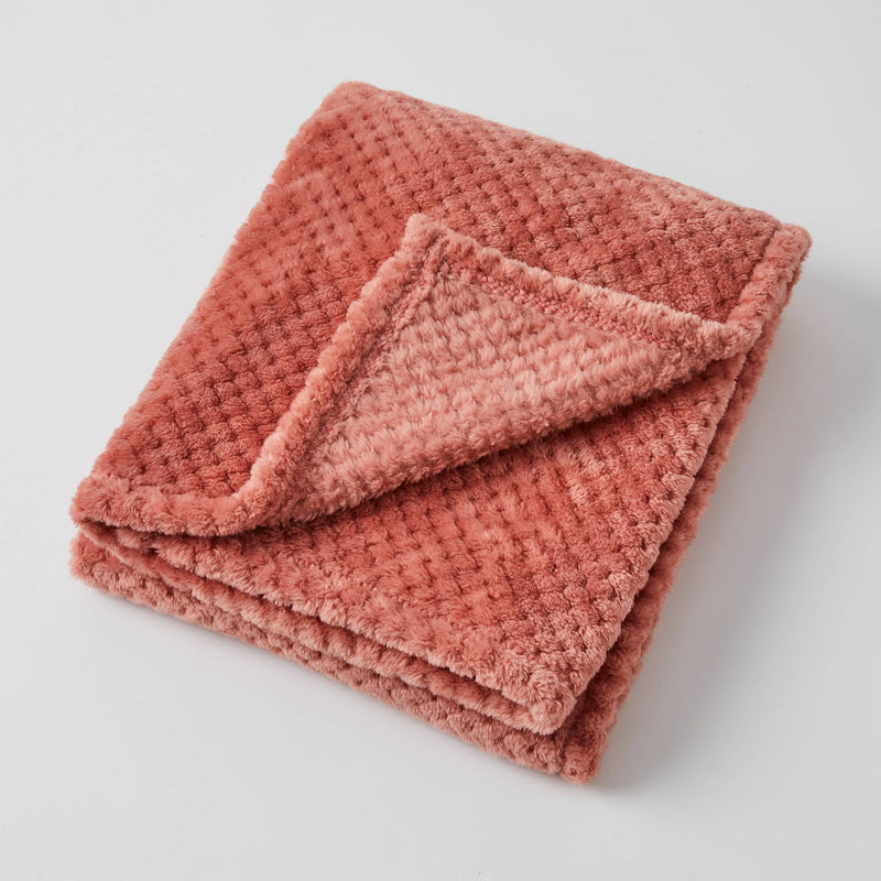 Jiggle & Giggle - Aria Baby Blanket - Rosewood