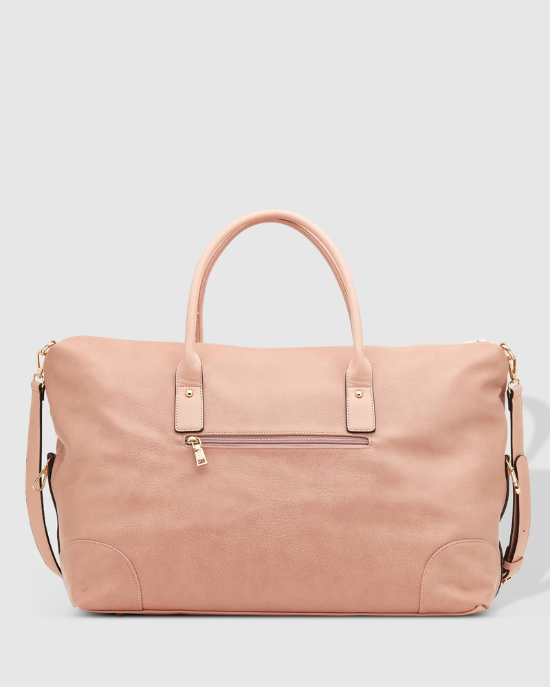 The Louenhide-Alexis Blush Stripe Strap Weekender Travel Bag