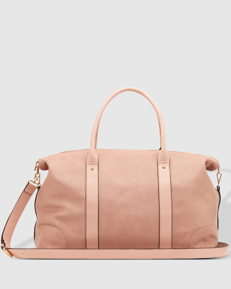 The Louenhide-Alexis Blush Stripe Strap Weekender Travel Bag