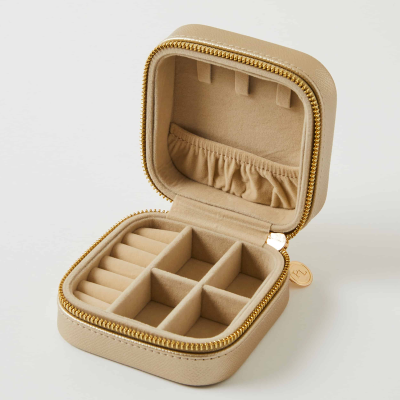 Pilbeam - Ambrosia Square Jewellery Case - Gold