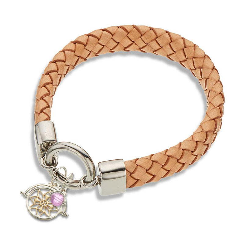 Palas - Amethyst Protection Spinner Charm