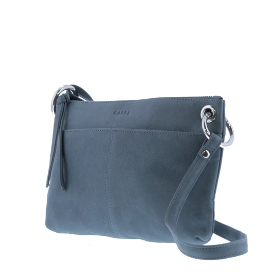 Gabee - Aurelia Leather Crossbody - Denim