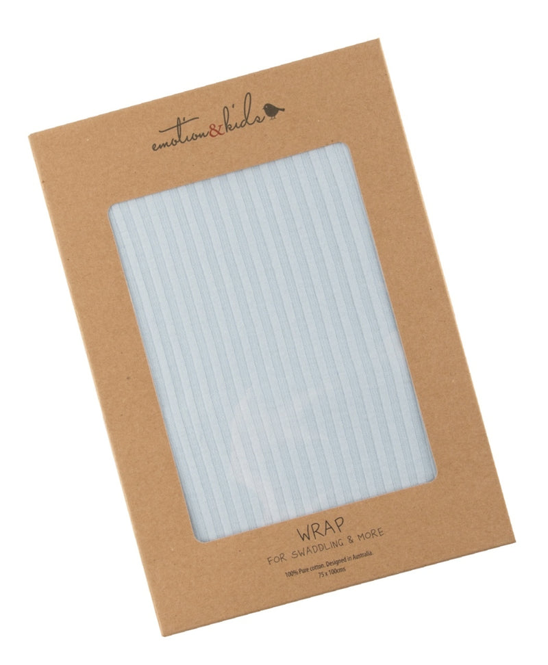 Emotion & Kids - Blue Self Stripe Cotton Wrap