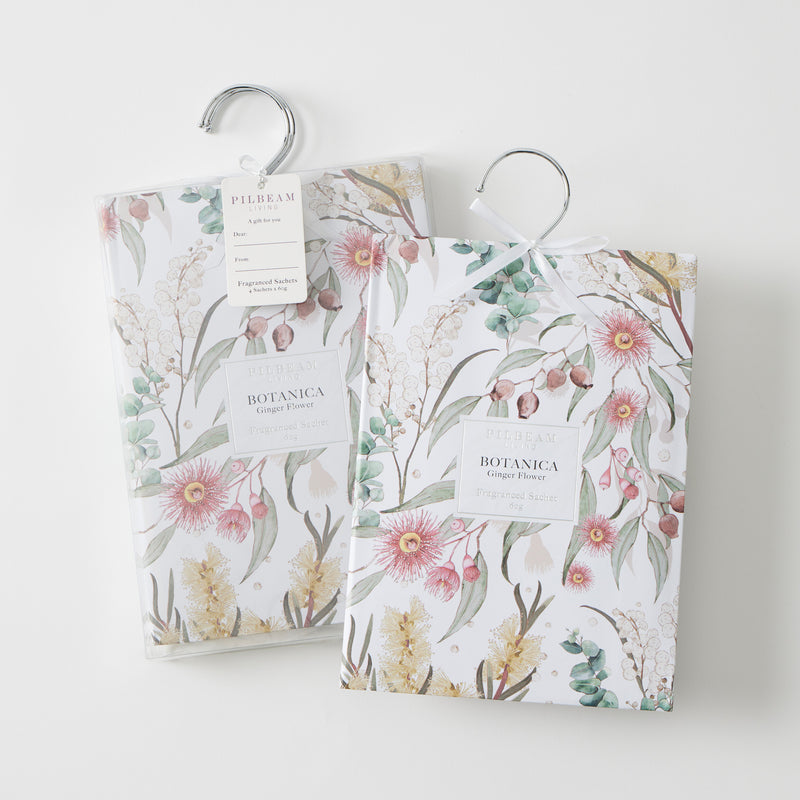Pilbeam Living-Botanica Scented Hanging Sachets 4x60g