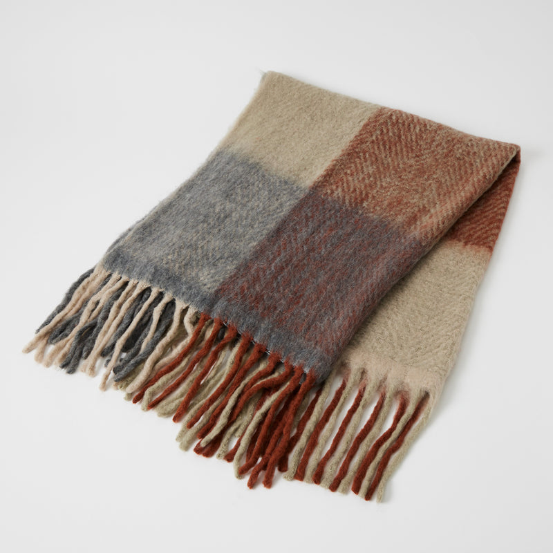 Pilbeam Living-Bristol Brushed Wool Blend Throw