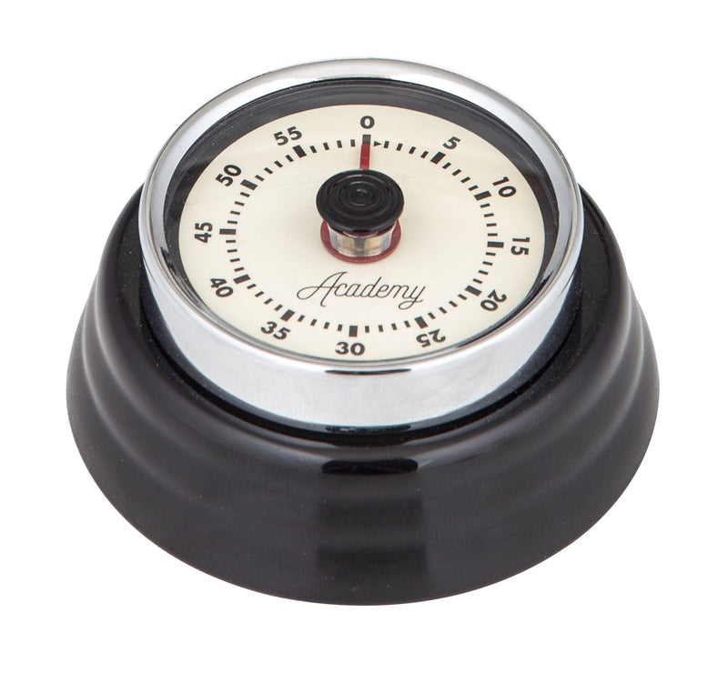 Academy - Bronte Mechanical Timer - 60 Minutes Black