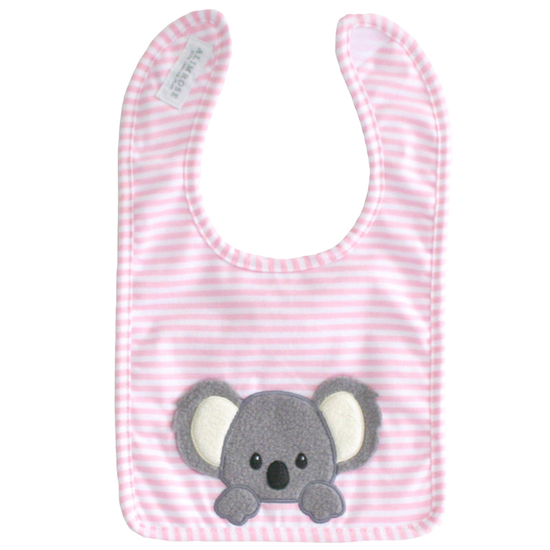 Alimrose - Baby Koala Bib Pink