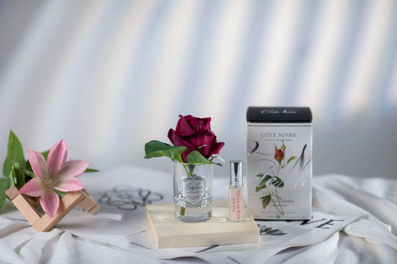 Cote Noire - Perfumed Rose Bud - Red Carmine