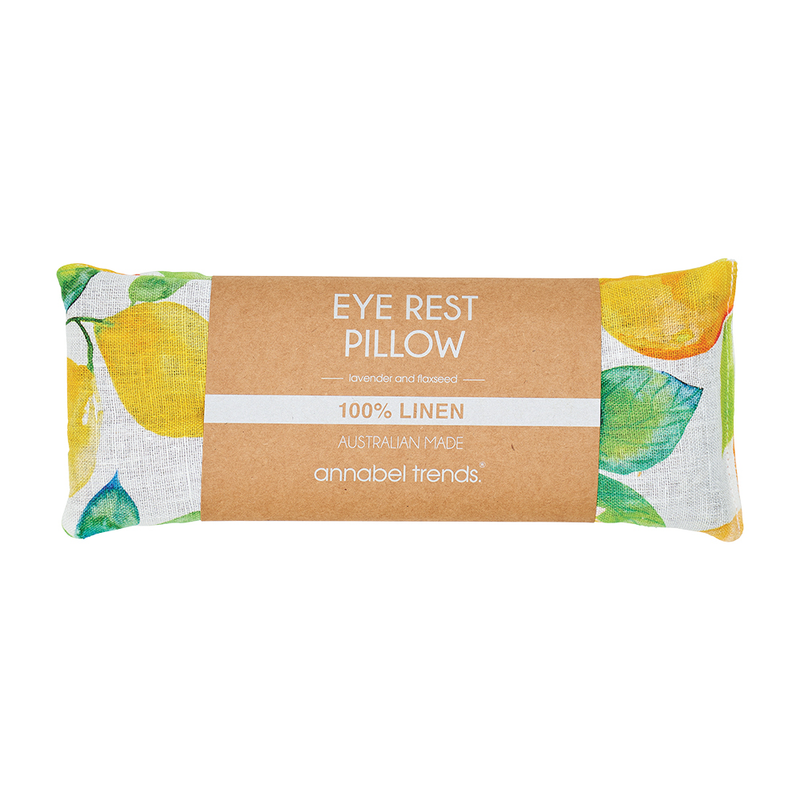 Annabel Trends - Linen Eye Rest Pillow - Amalfi Citrus