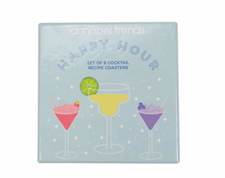 Annabel Trends - Coaster Set - Happy Hour