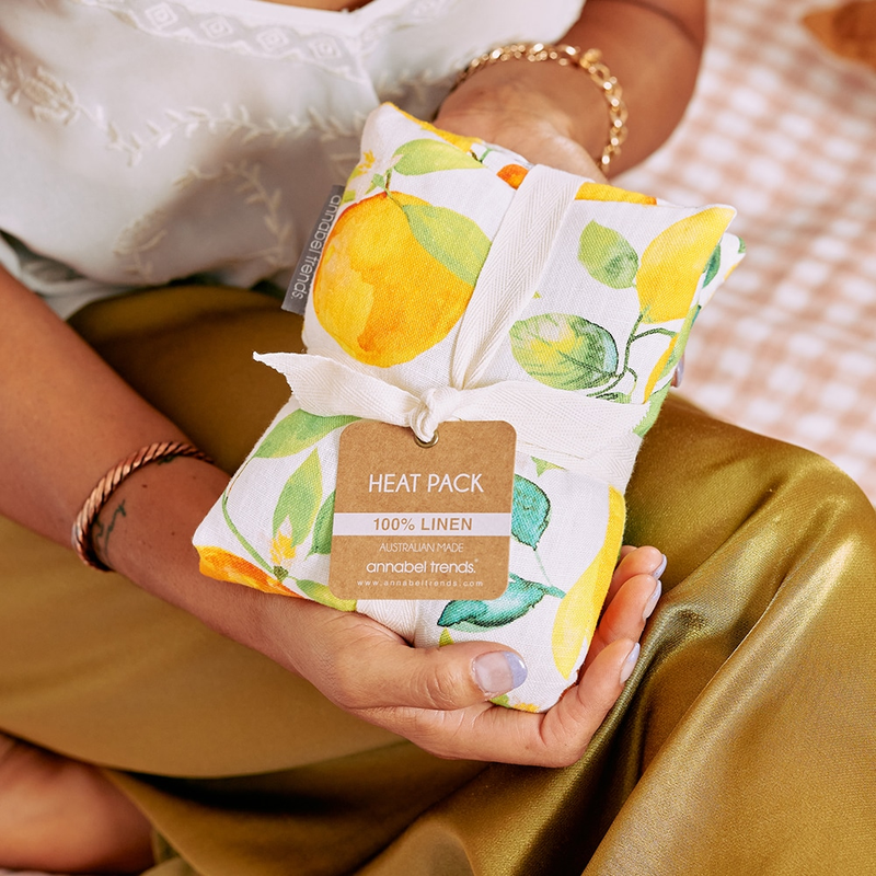 Annabel Trends - Linen Heat Pillow - Amalfi Citrus