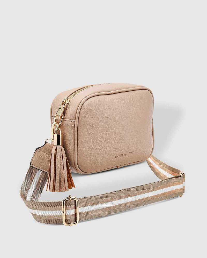 Louenhide - Jacinta Metallic Crossbody - Stone