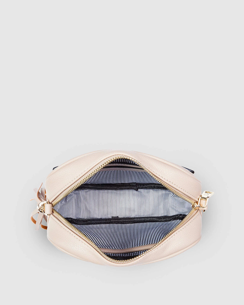 Louenhide - Jacinta Metallic Crossbody - Stone