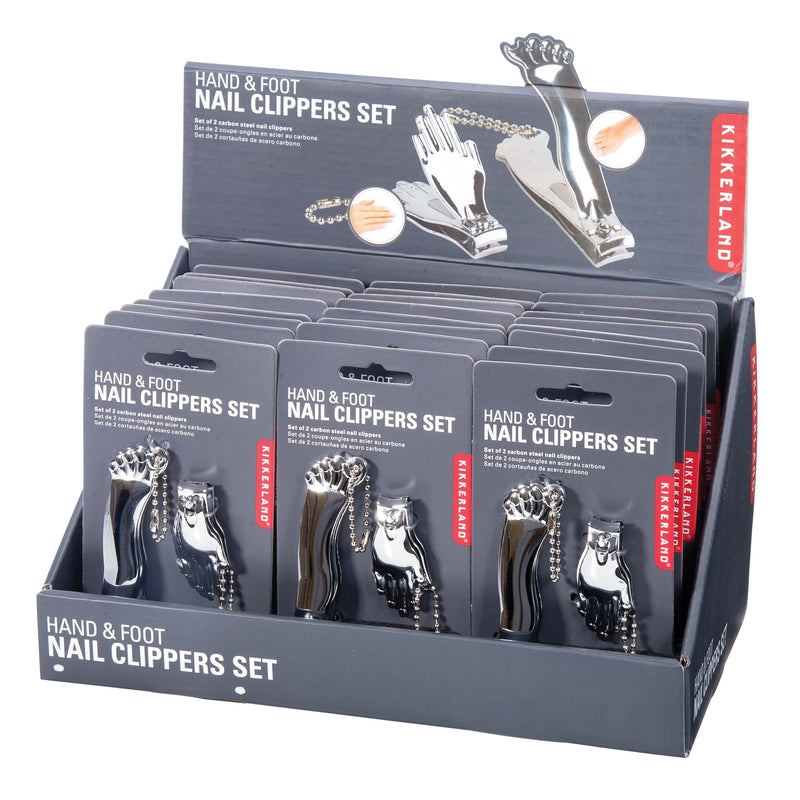 Kikkerland - Hand & Foot Nail Clipper Set