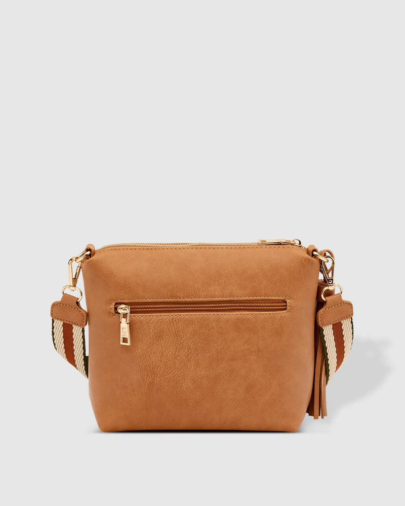 Louenhide - Kasey Crossbody Bag - Camel - Stripe Bag