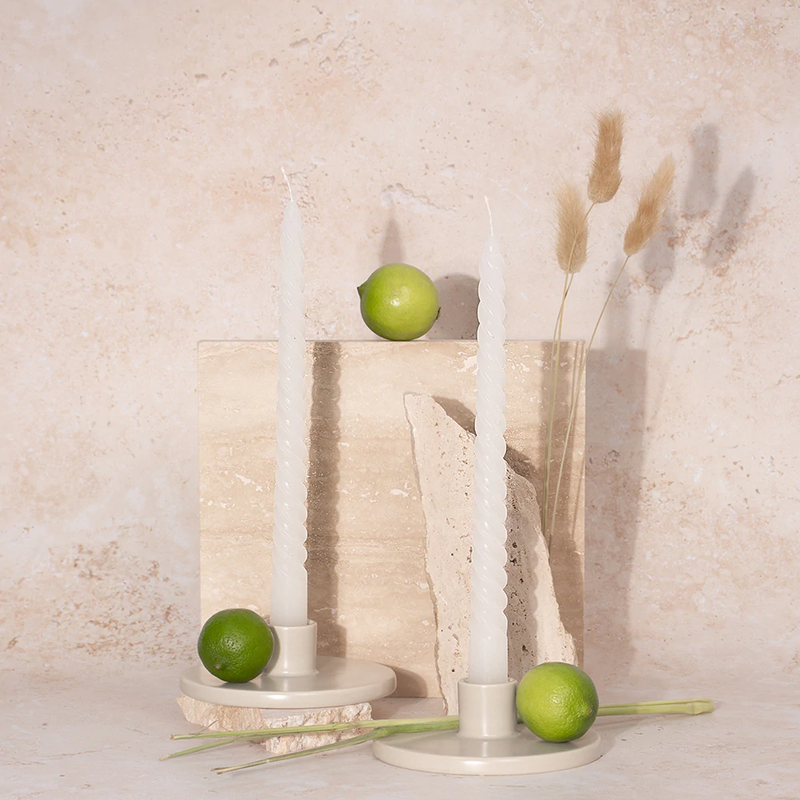 Burchgrove - Scented Spiral Candle - Lemongrass & Lime