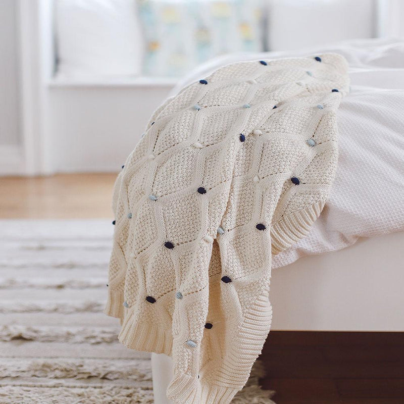 Di Lusso - Lucy Baby Blanket  Blue