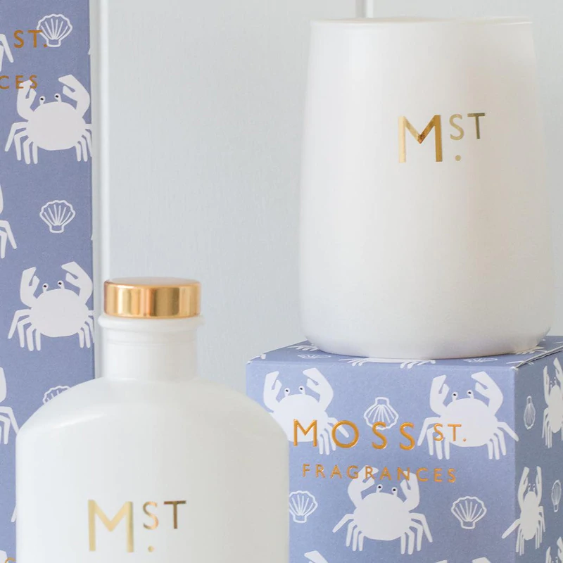 Moss St. - Soy Candle 320g - Tropical Coconut & Lemongrass
