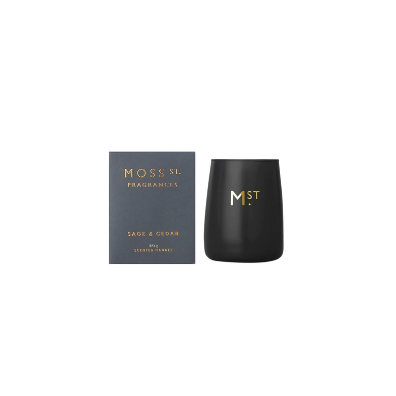 Moss St. - Soy Candle 80g - Sage & Cedar
