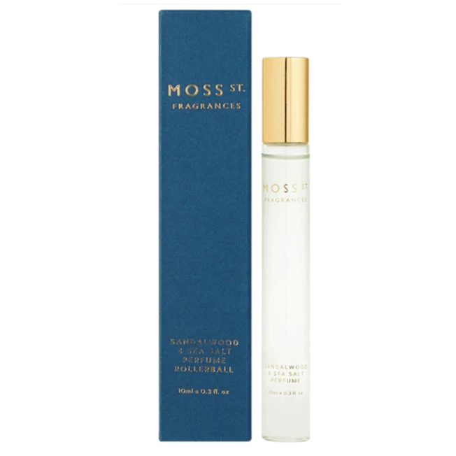 Moss St. - Rollerball Perfume 10ml - Sandalwood & Sea Salt