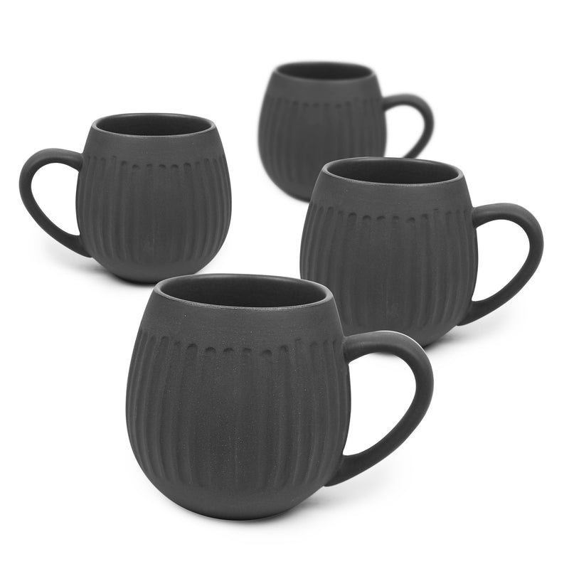 Robert Gordon - Hug Me Tribe Mug 4pk - Black Clay