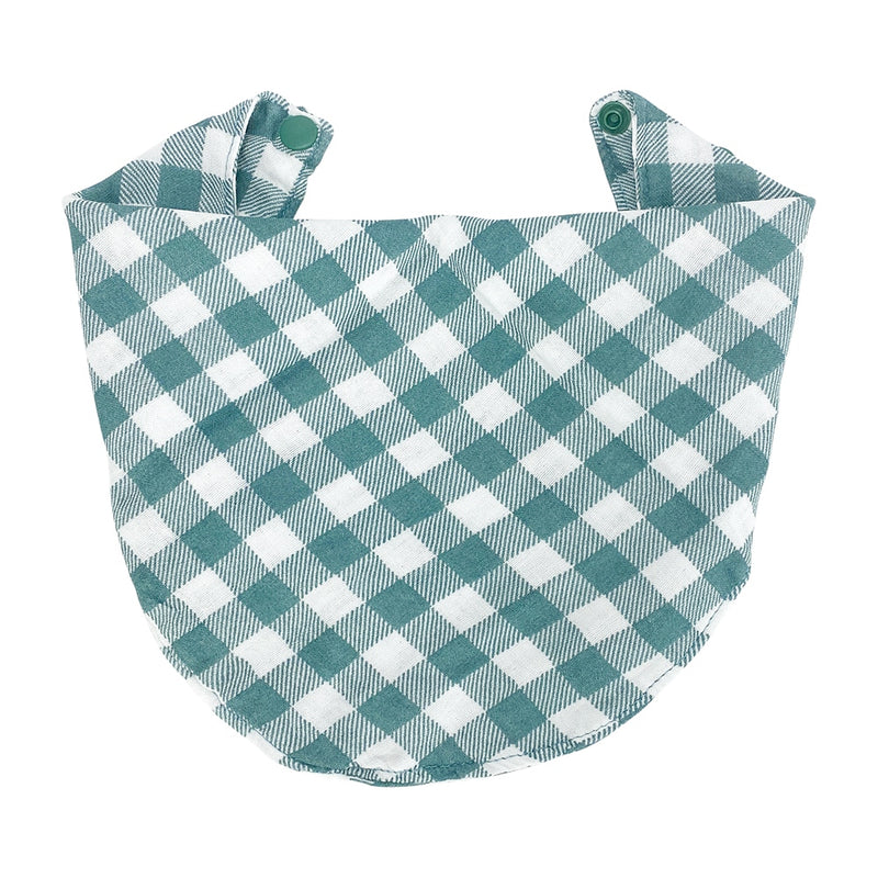 Annabel Trends - Muslin Bib - Gingham Olive