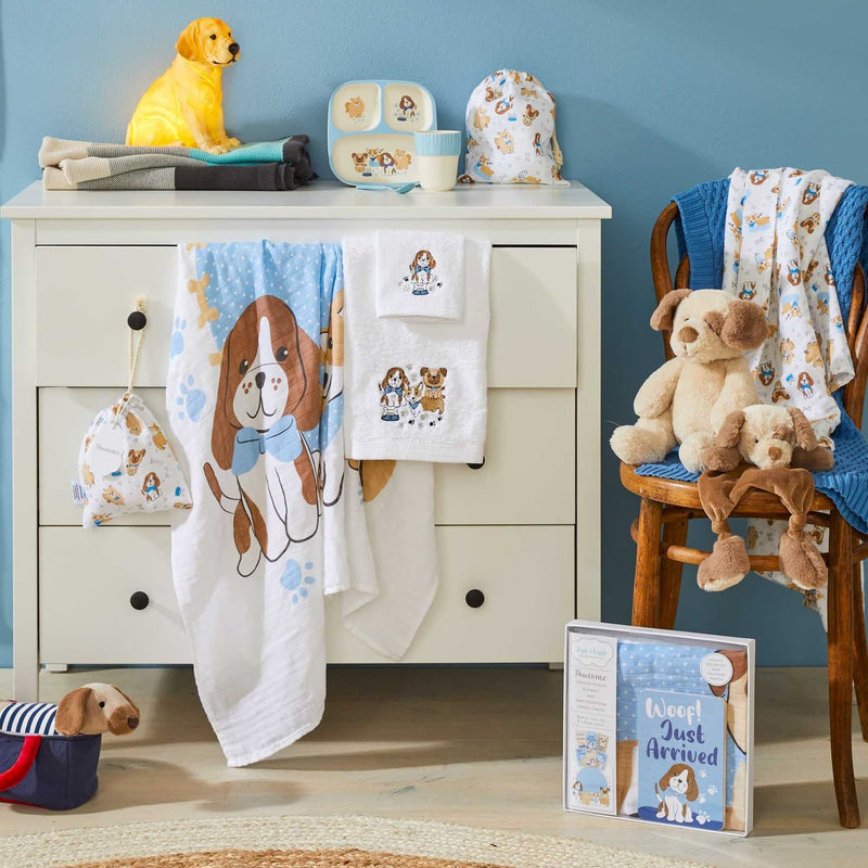 Jiggle & Giggle - Pawsome Baby Bath Towel & Washer Set