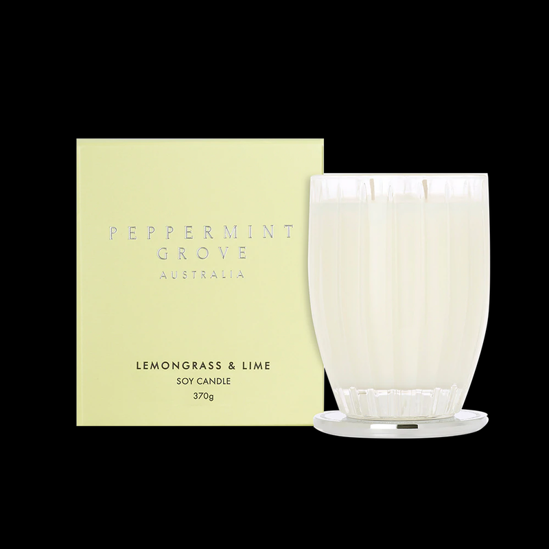 Peppermint Grove - Candle 370g - Lemongrass & Lime