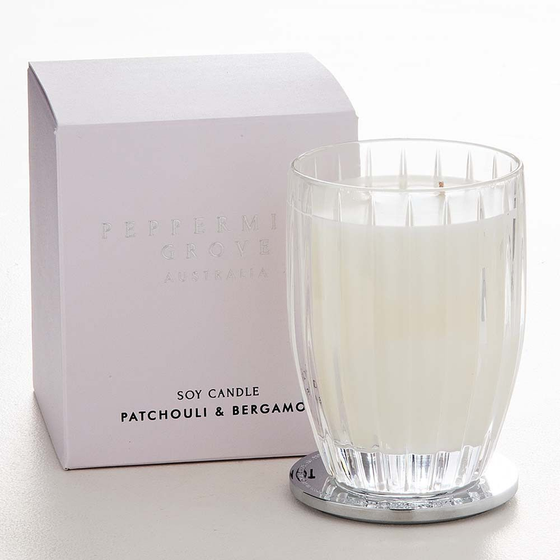 Peppermint Grove - Candle 370g - Patchouli & Bergamot