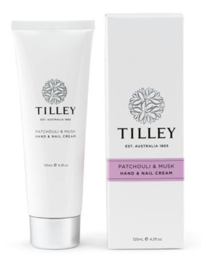Tilley - Deluxe Hand & Nail Cream - Patchouli & Musk 125ml