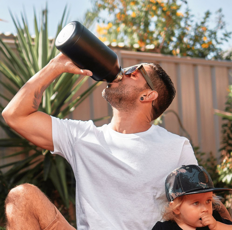 Annabel Trends - The Big Bottle Stainless - Black 1.9L