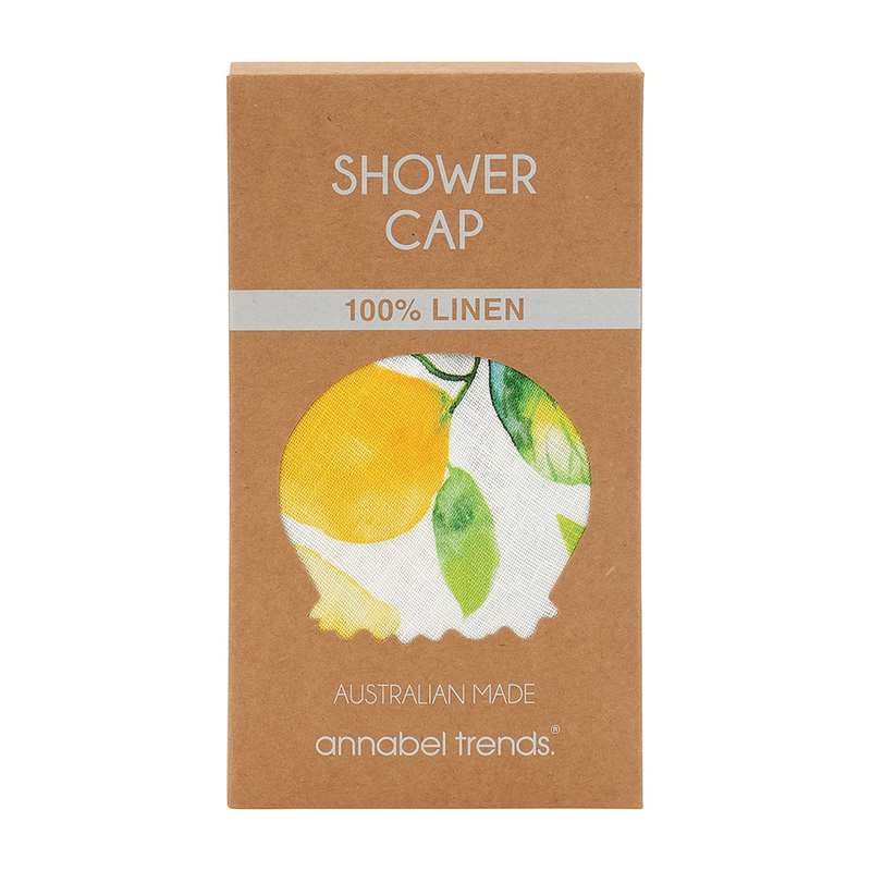 Annabel Trends - Linen Shower Cap - Amalfi Spot