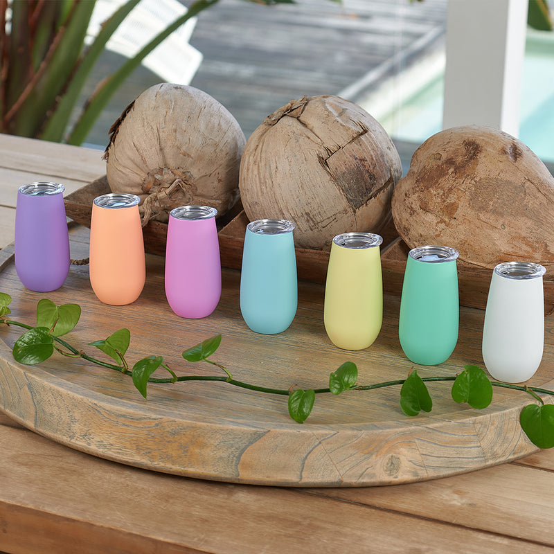 Annabel Trends - Sparkling Flute Stainless - Gelato Peach