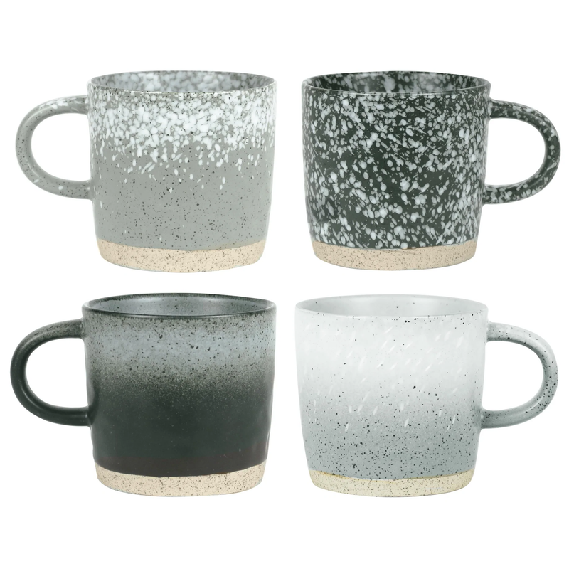 Robert Gordon - Strata Mugs - Grey Mixed 4pk