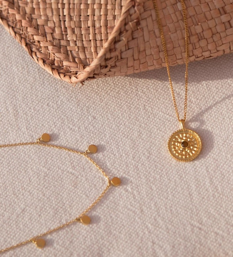 Kirstin Ash - Travel Stories Necklace - 18k Gold Plate