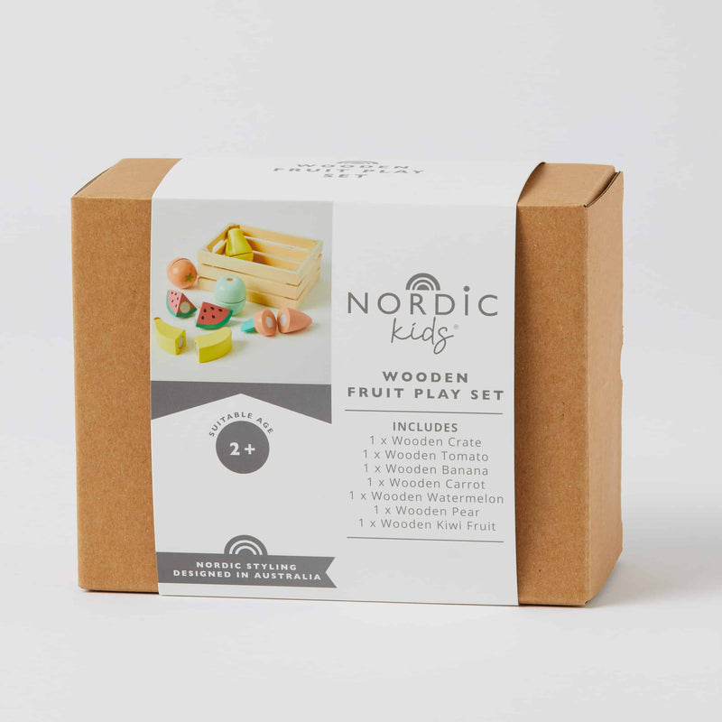 Nordic Kids - Wooden Fruit Play Set