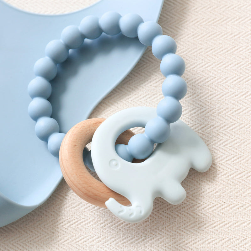 SPLOSH - Baby Elephant Silicone Teether - Blue