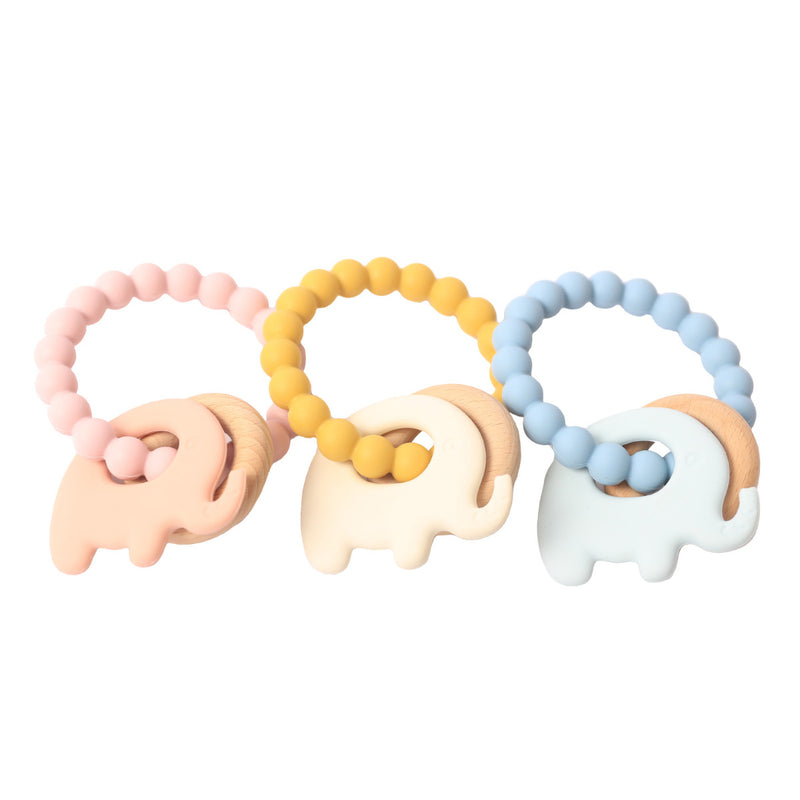 SPLOSH - Baby Elephant Silicone Teether - Pink