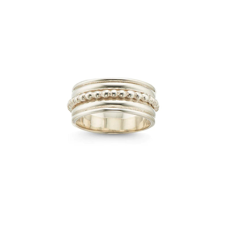 Palas Jewellery - Slv+brs Inetentions Med Sp Ring M-8 18.2