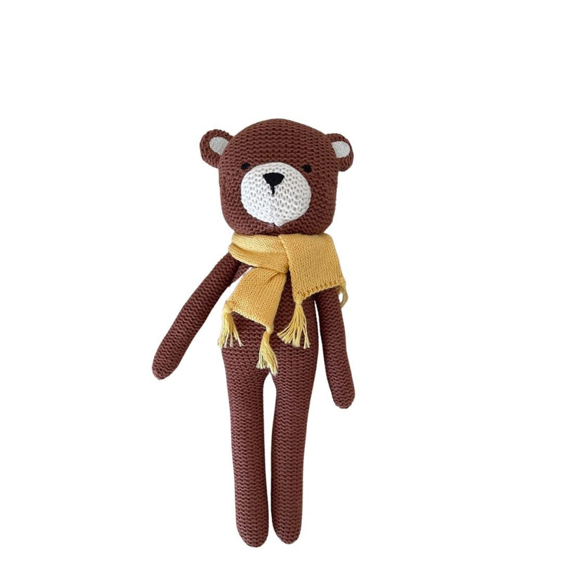 ESKIDS - Knitted Rattle 25cm - Bear