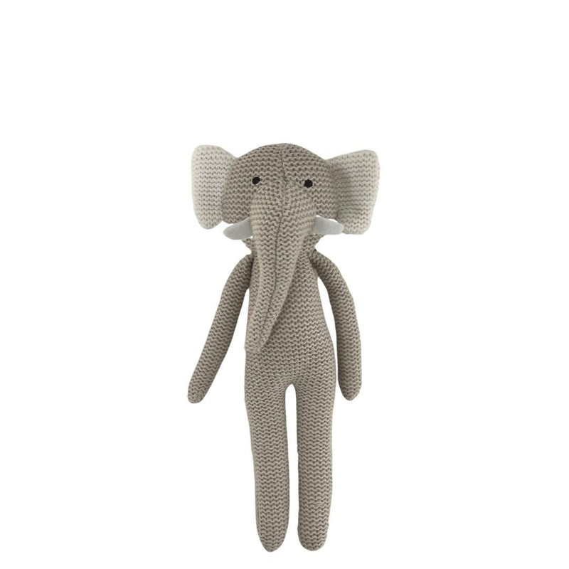 ESKIDS - Knitted Rattle 25cm - Elephant