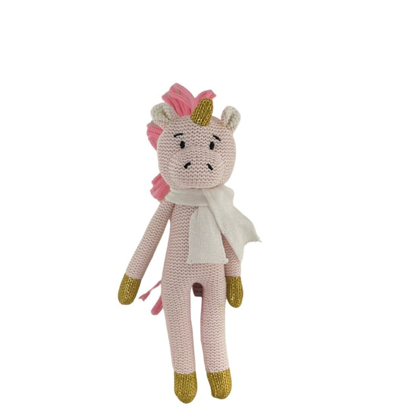 ESKIDS - Knitted Rattle 25cm - Unicorn