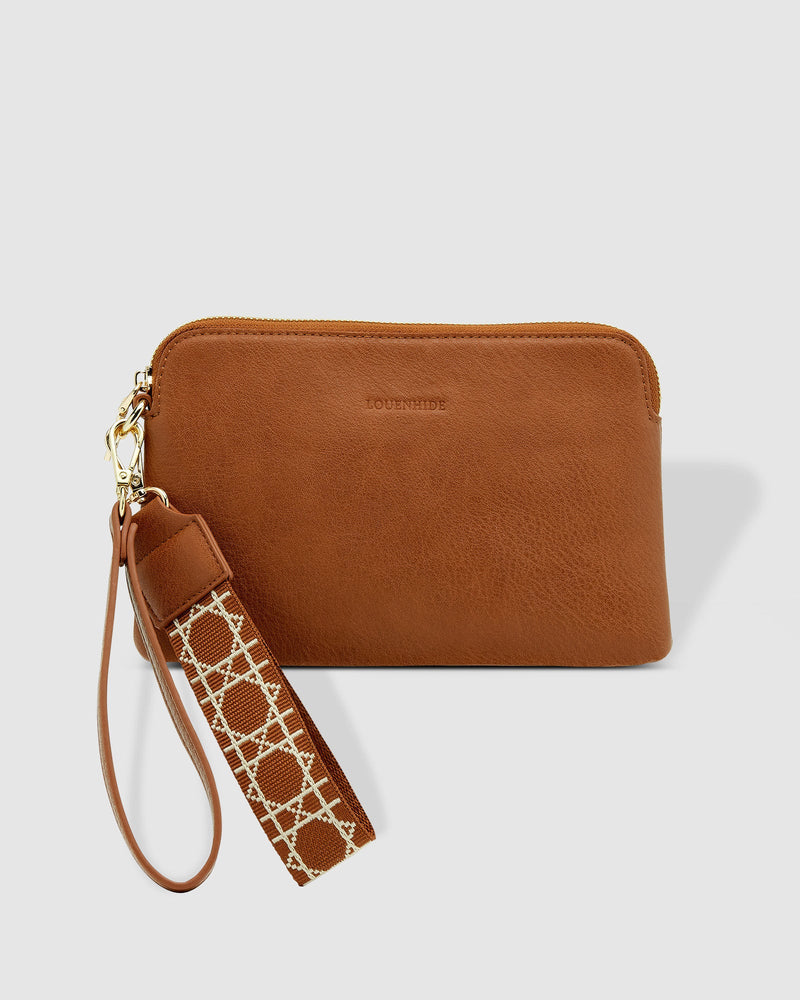 LOUENHIDE - Mandy Clutch - Tan