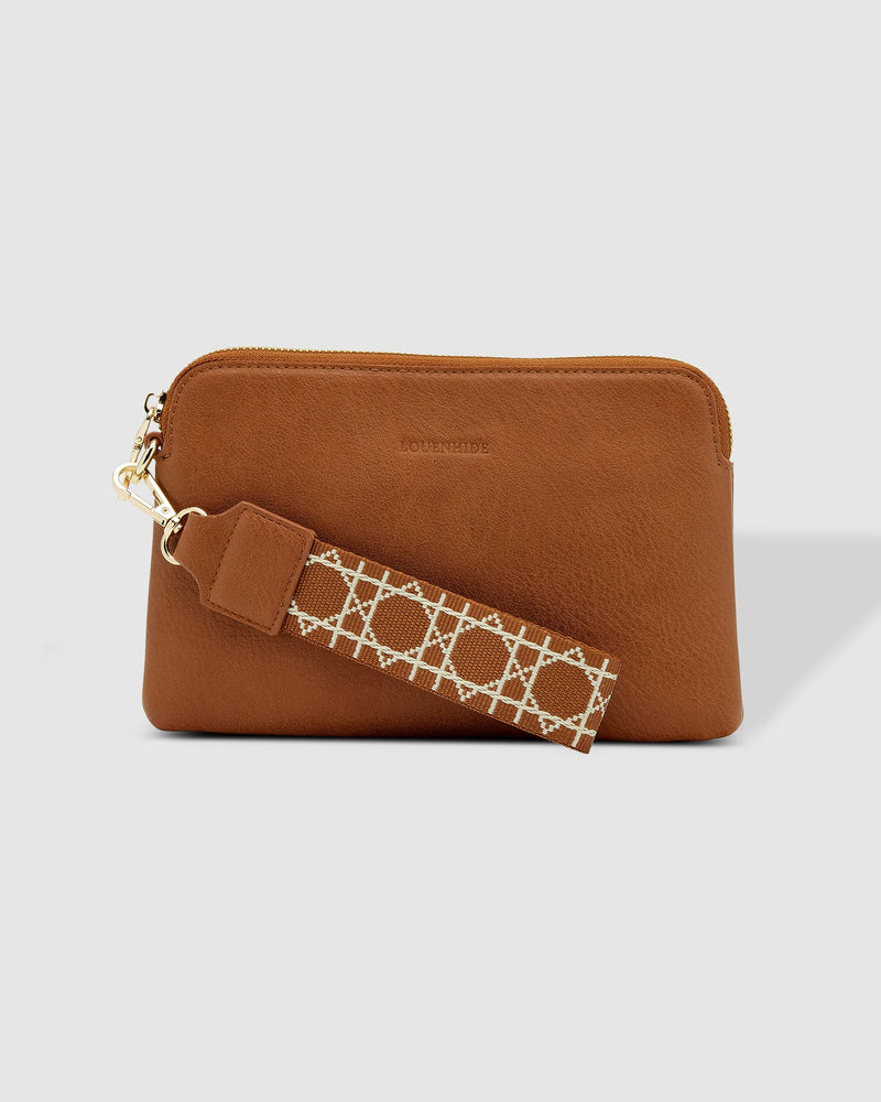 LOUENHIDE - Mandy Clutch - Tan